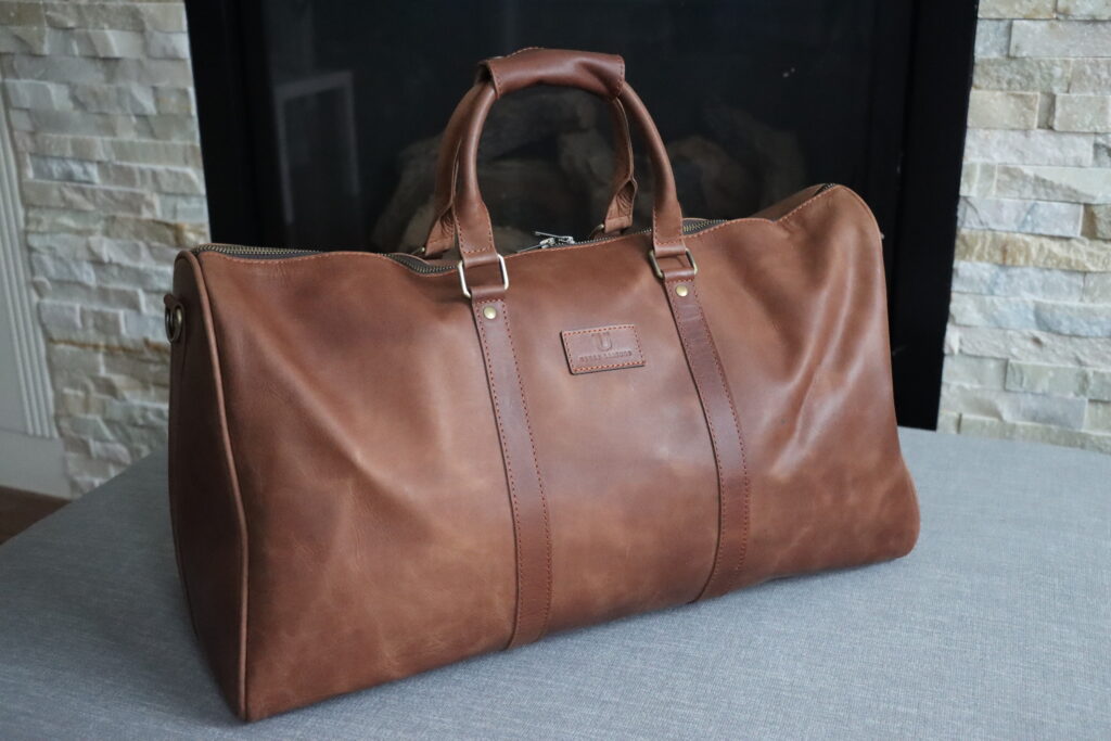 Outlander Duffle Bag Copper Color | Handmade Leather Travel Bag