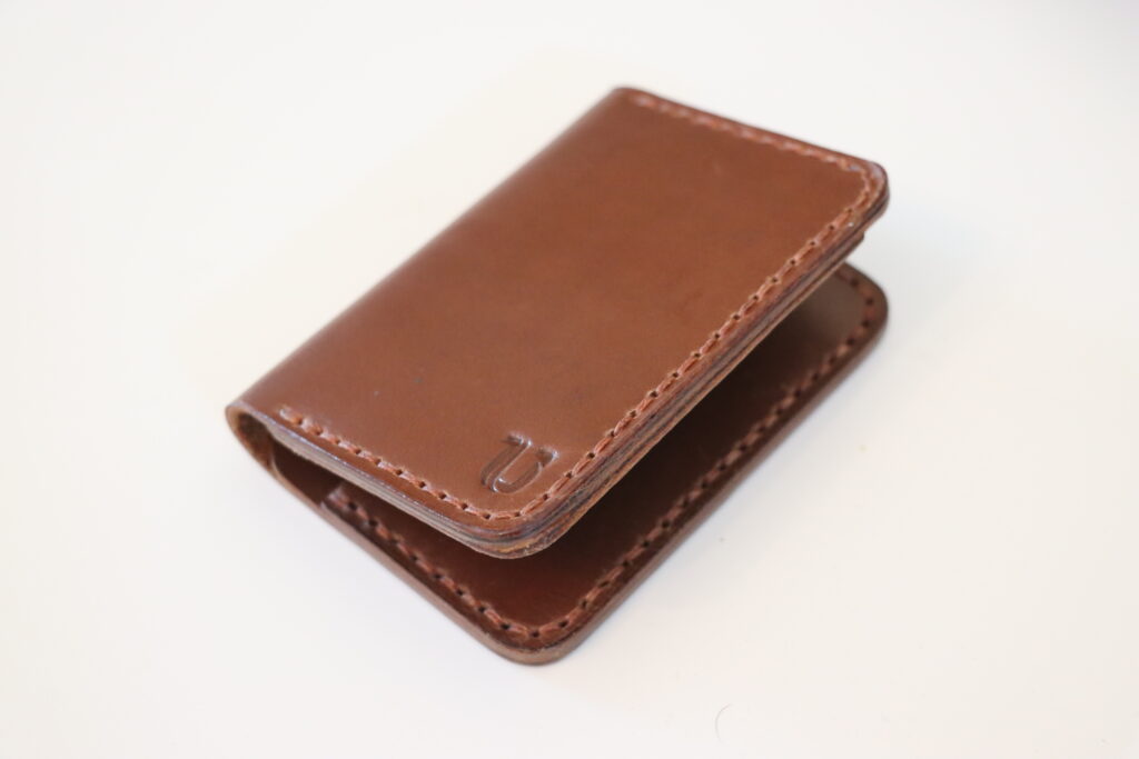 UDORA Slim Leather Wallet – Copper Color